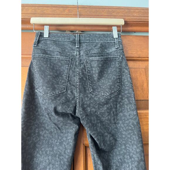 Abercrombie & Fitch Women's Cheetah High Rise Super Skinny Ankle Jean Black 25/0 - Picture 5 of 9